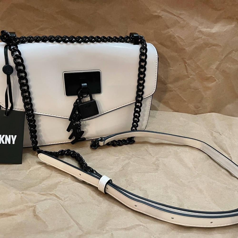 DKNY White Crossbody Bag